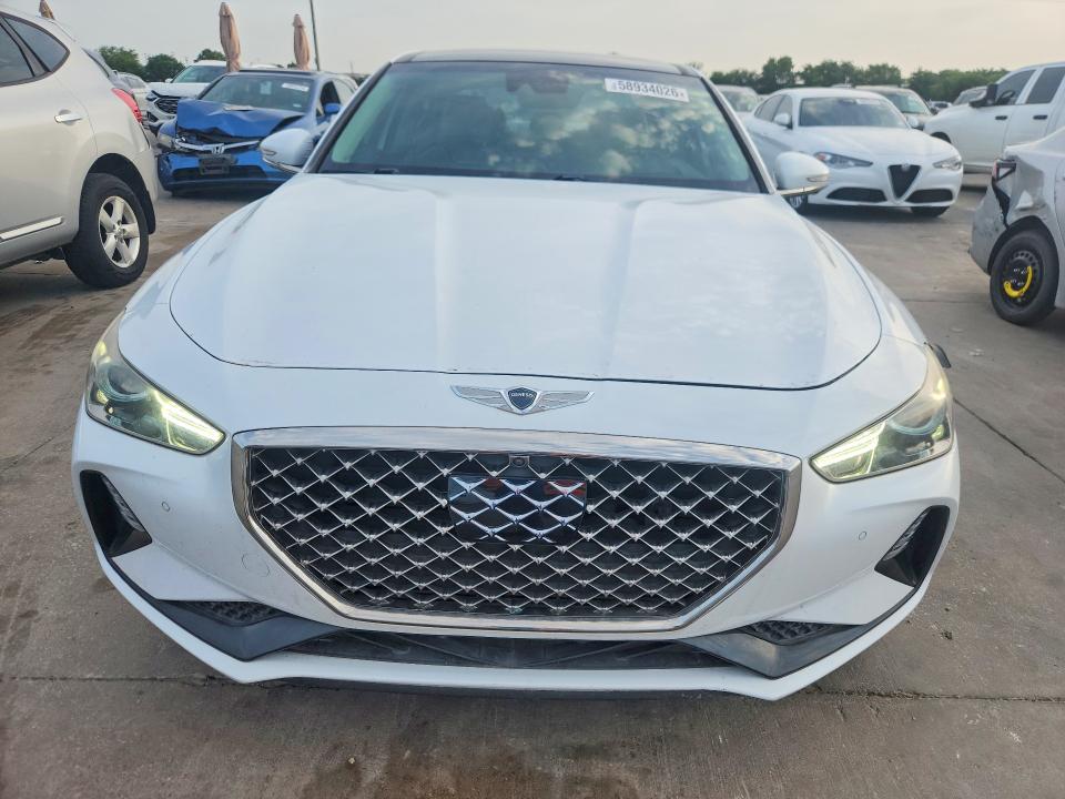 2019 Genesis G70 VIN KMTG44LAXKU022468 COPART salvage auction — REAR END, Tx - Cert Of Title-Rebuilt Salvage (P), sold $4,300 on 2026-07-02 (photo 5)