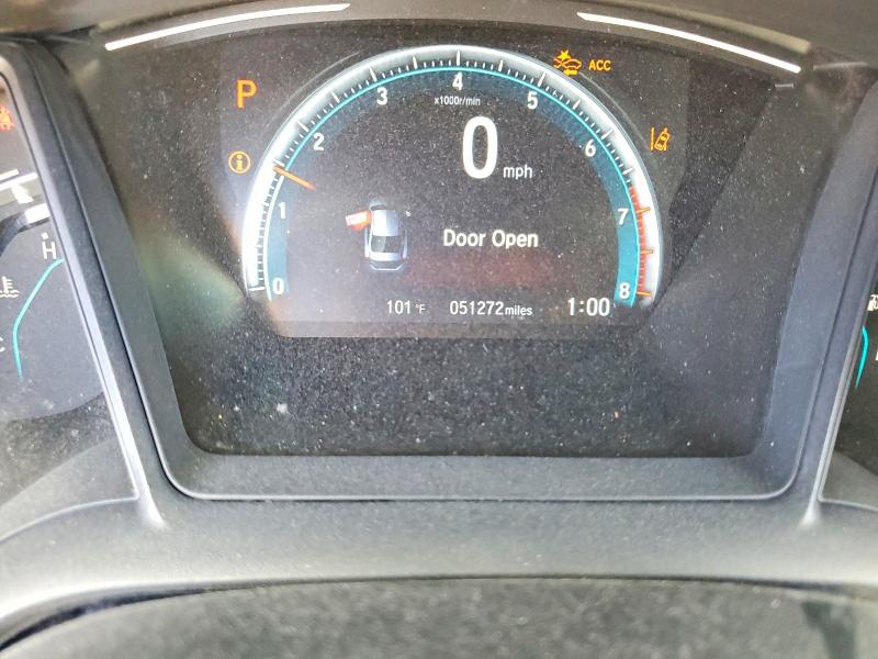 2020 Honda Civic VIN 19XFC2F65LE001293 COPART salvage auction — SIDE, Nv - Salvage Title, sold $5,500 on 2026-07-02 (photo 9)