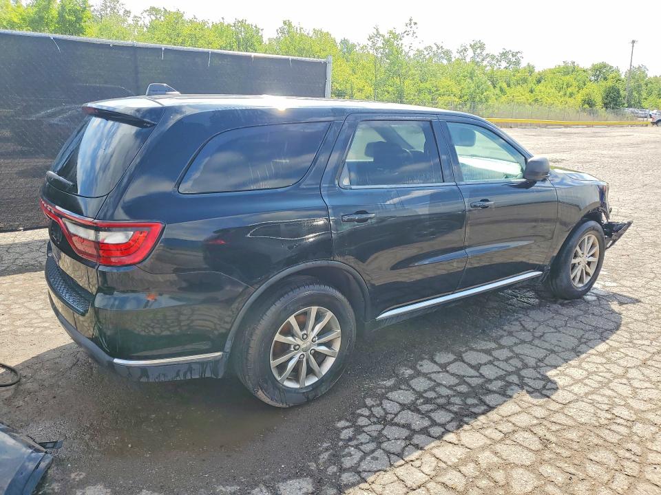 2017 Dodge Durango VIN 1C4RDHAG3HC669704 COPART salvage auction — FRONT END, Mi - Certificate Of Title, sold $1,700 on 2026-07-02 (photo 3)