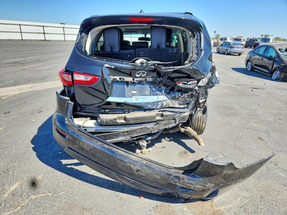 2013 Infiniti Jx VIN 5N1AL0MM6DC314003 COPART salvage auction — REAR END, CA - SALVAGE CERTIFICATE, sold $875 on 2026-07-02 (photo 6)