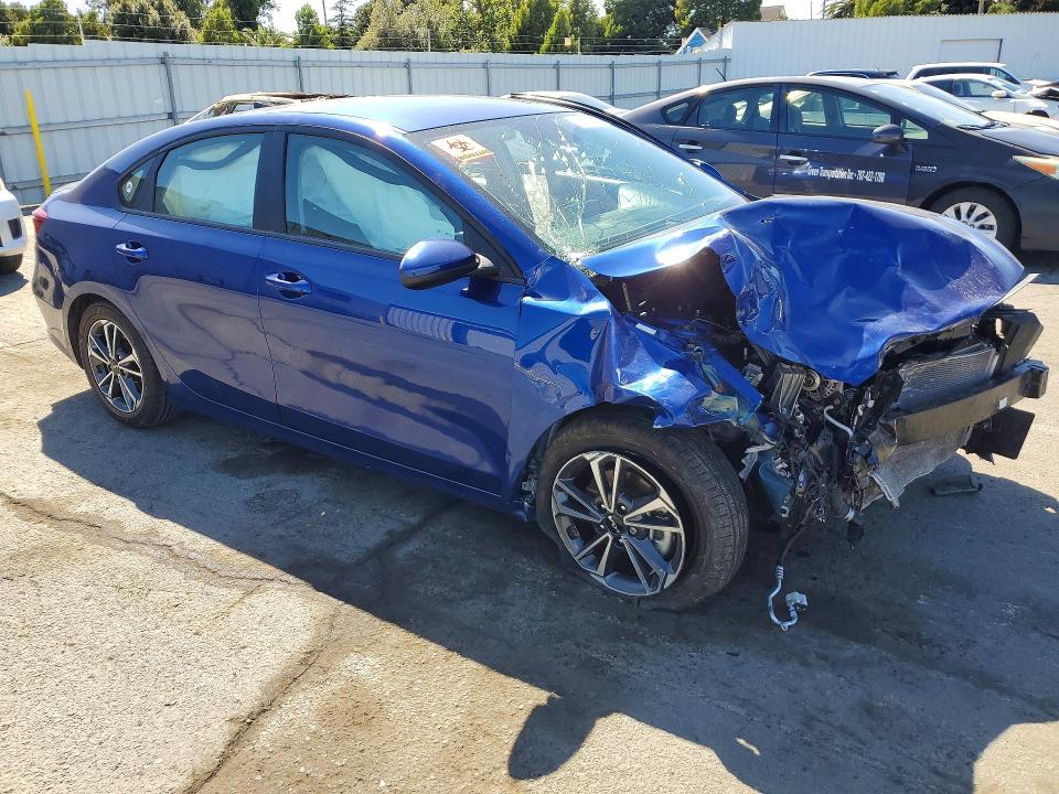 2024 Kia Forte VIN 3KPF24AD0RE726961 COPART salvage auction — FRONT END, CA - SALVAGE CERTIFICATE, sold $1,150 on 2026-07-02 (photo 4)