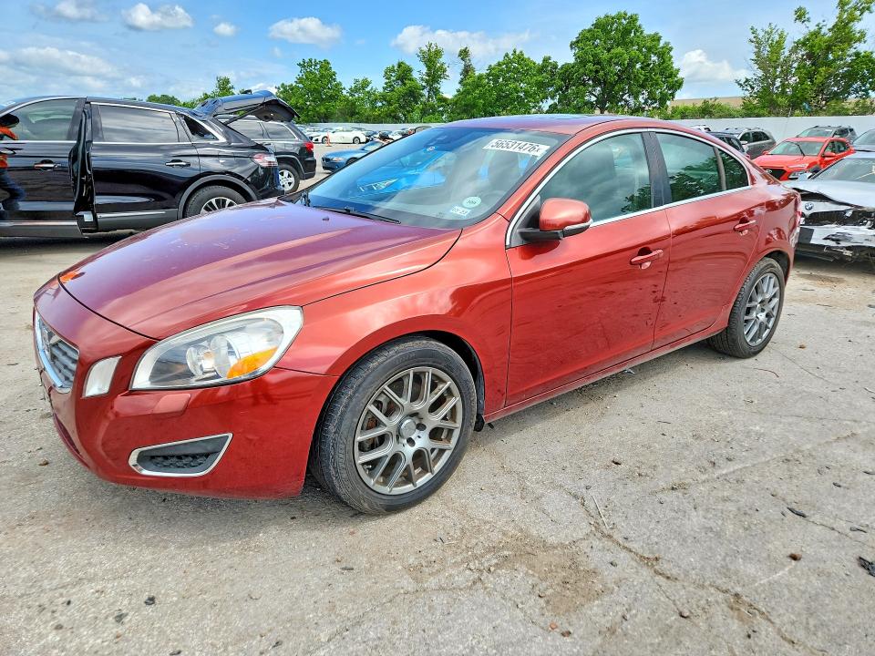2013 Volvo S60 VIN YV1612FSXD1212913 COPART salvage auction — NORMAL WEAR, Tx - Certificate Of Title, sold $550 on 2026-07-02 (photo 1)