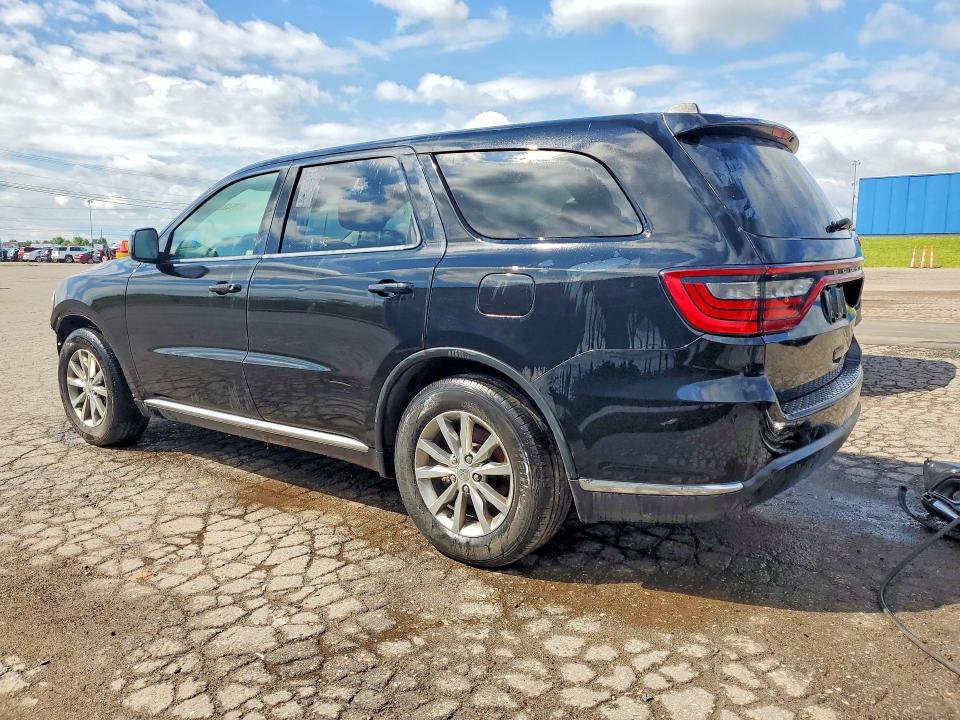 2017 Dodge Durango VIN 1C4RDHAG3HC669704 COPART salvage auction — FRONT END, Mi - Certificate Of Title, sold $1,700 on 2026-07-02 (photo 2)