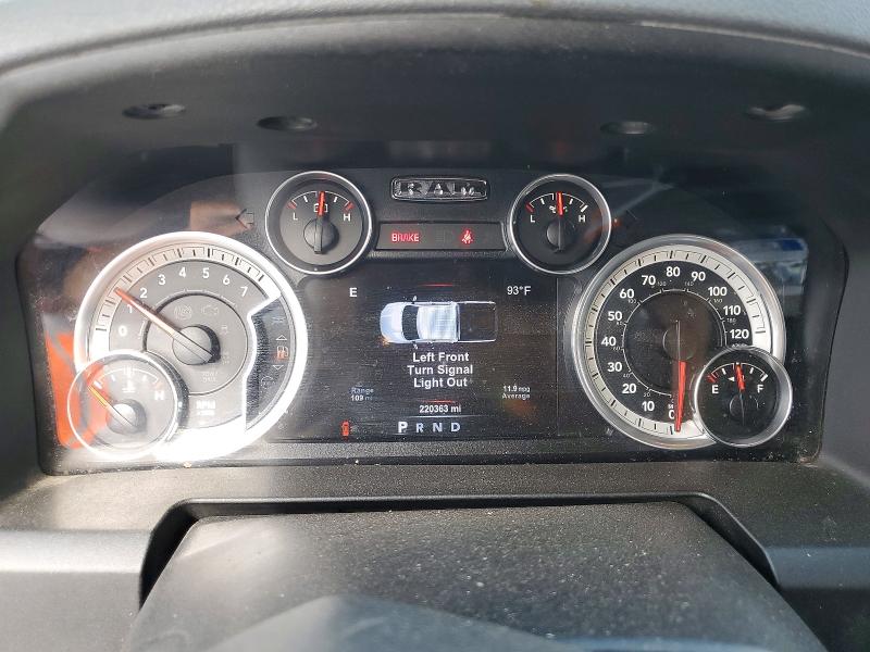 2015 Ram 1500 VIN 1C6RR6GG3FS607937 COPART salvage auction — FRONT END, Ca - Salvage Certificate, sold $950 on 2026-07-02 (photo 9)