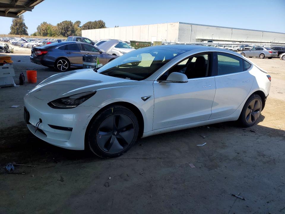 2020 Tesla Model 3 VIN 5YJ3E1EA2LF632803 COPART salvage auction — REAR END, Ca - Salvage Certificate, sold $6,300 on 2026-07-02 (photo 1)