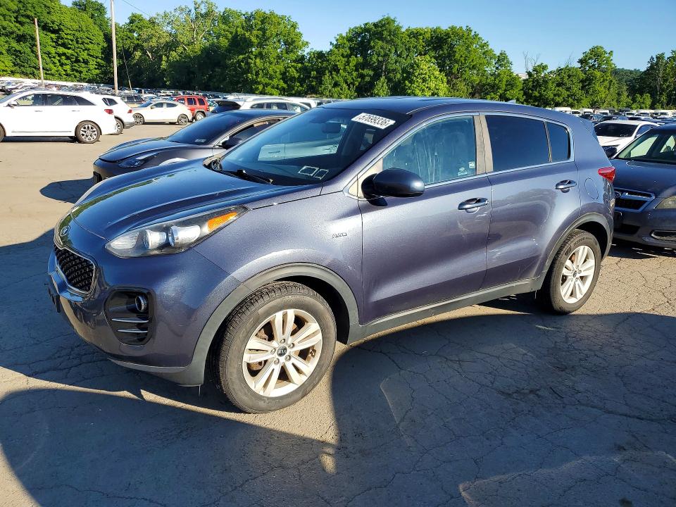 2019 Kia Sportage VIN KNDPMCAC3K7498797 COPART salvage auction — NORMAL WEAR, Ny - Certificate Of Title, sold $1,900 on 2026-07-02 (photo 1)