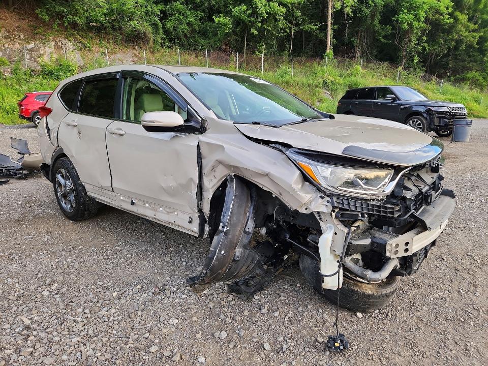 2018 Honda Cr-v VIN 5J6RW2H83JL027750 COPART salvage auction — FRONT END, Ny - Mv-907A Salvage Certificate, sold $3,950 on 2026-07-03 (photo 4)