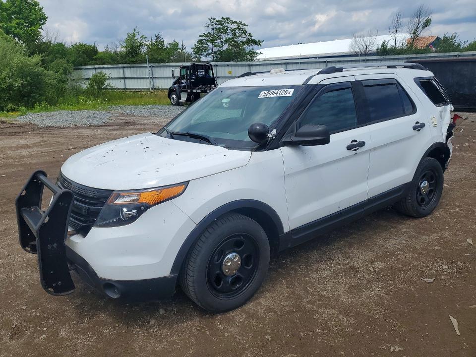 2015 Ford Explorer VIN 1FM5K8AR0FGB62105 COPART salvage auction — REAR END, Oh - Certificate Of Title, sold $1,100 on 2026-07-03 (photo 1)