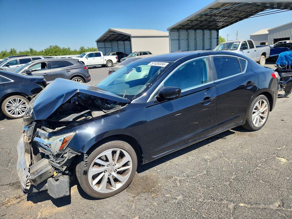 2016 Acura Ilx VIN 19UDE2F73GA001586 COPART salvage auction — FRONT END, Ca - Salvage Certificate, sold $700 on 2026-07-02 (photo 1)