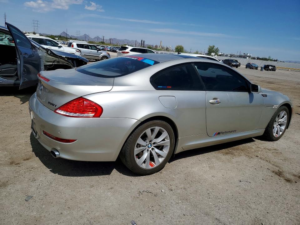 2008 BMW 6 series VIN WBAEA53518CV91681 COPART salvage auction — MECHANICAL, Az - Cert Of Title-Restored Salvage, sold $400 on 2026-07-03 (photo 3)