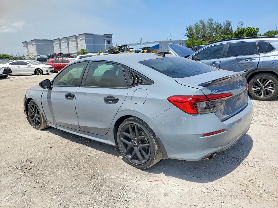 2022 Honda Civic VIN 2HGFE1E57NH474084 COPART salvage auction — FRONT END, Id - Salvage Certificate Of Title, sold $5,100 on 2026-07-02 (photo 2)