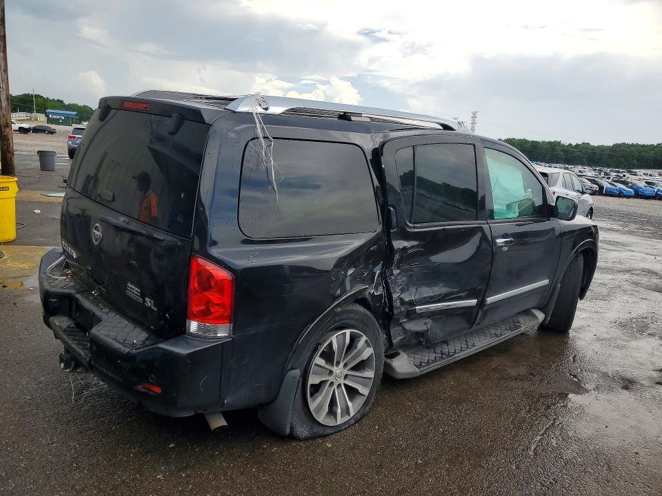 2015 Nissan Armada VIN 5N1BA0ND6FN613703 COPART salvage auction — SIDE, Tn - Salvage Certificate, sold $500 on 2026-07-02 (photo 3)