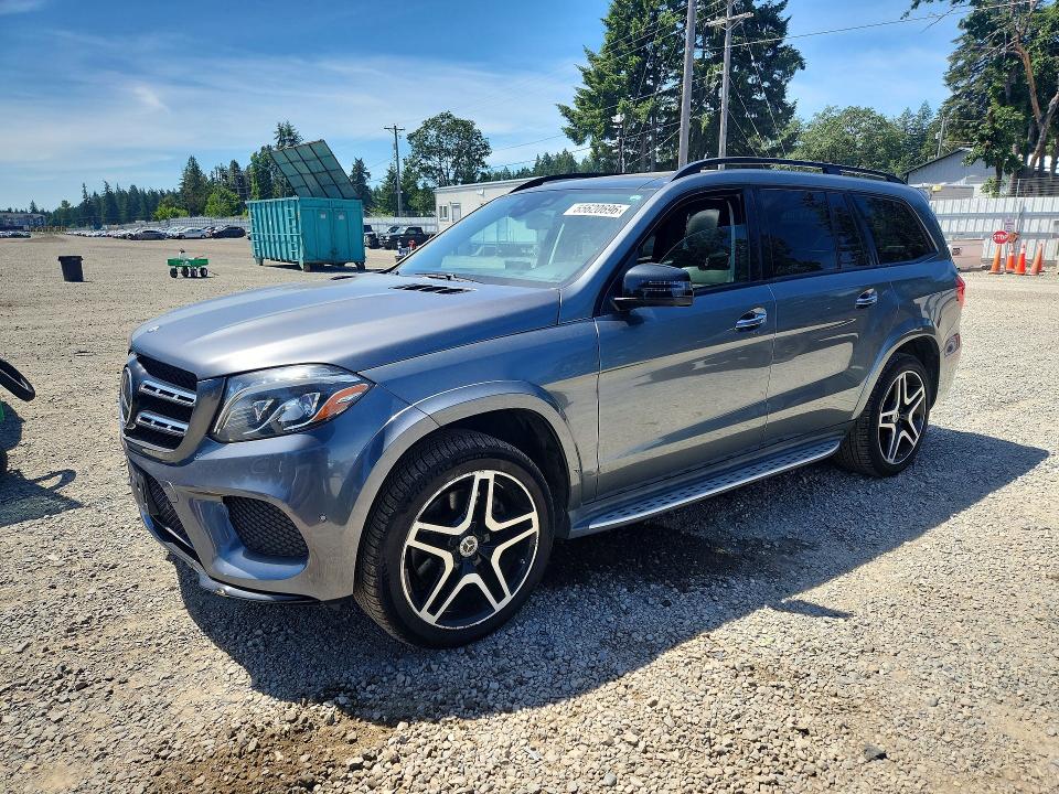 2018 Mercedes-benz Gls-class VIN 4JGDF7DE2JB035753 COPART salvage auction — MINOR DENT/SCRATCHES, Ca - Certificate Of Title, sold $7,900 on 2026-07-02 (photo 1)