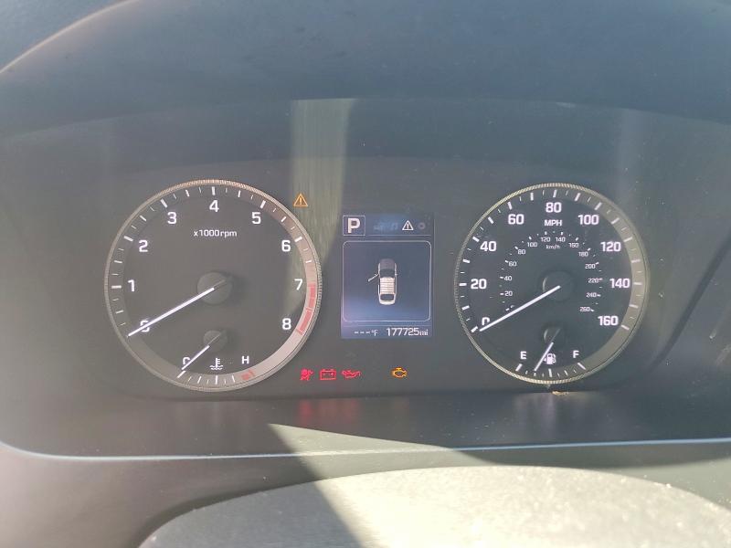 2016 Hyundai Sonata VIN 5NPE24AF0GH267419 COPART salvage auction — FRONT END, Nv - Salvage Title, sold $125 on 2026-07-02 (photo 9)