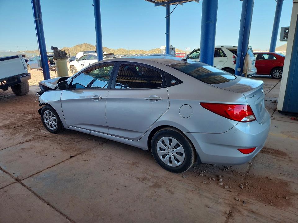 2016 Hyundai Accent VIN KMHCT4AE4GU163884 COPART salvage auction — FRONT END, Az - Cert Of Title - Salvage, sold $350 on 2026-07-02 (photo 2)