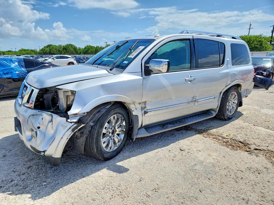 2015 Nissan Armada VIN 5N1BA0NF3FN612591 COPART salvage auction — SIDE, Tx - Salvage Vehicle Title, sold $1,100 on 2026-07-02 (photo 1)