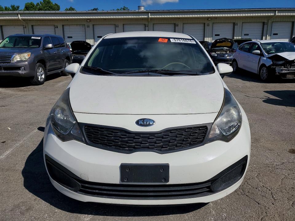 2014 Kia Rio VIN KNADM4A34E6364560 COPART salvage auction — REAR END, Ky - Certificate Of Title, sold $1,000 on 2026-07-04 (photo 5)