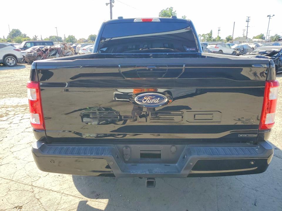 2021 Ford F-150 VIN 1FTMF1C55MKE19808 COPART salvage auction — FRONT END, Ca - Salvage Certificate, sold $10,000 on 2026-07-02 (photo 6)