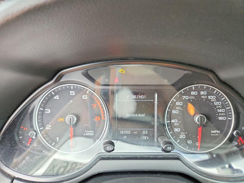 2017 Audi Q5 VIN WA1L2AFP7HA013460 COPART salvage auction — MECHANICAL, Tx - Certificate Of Title, sold $1,250 on 2026-07-02 (photo 9)