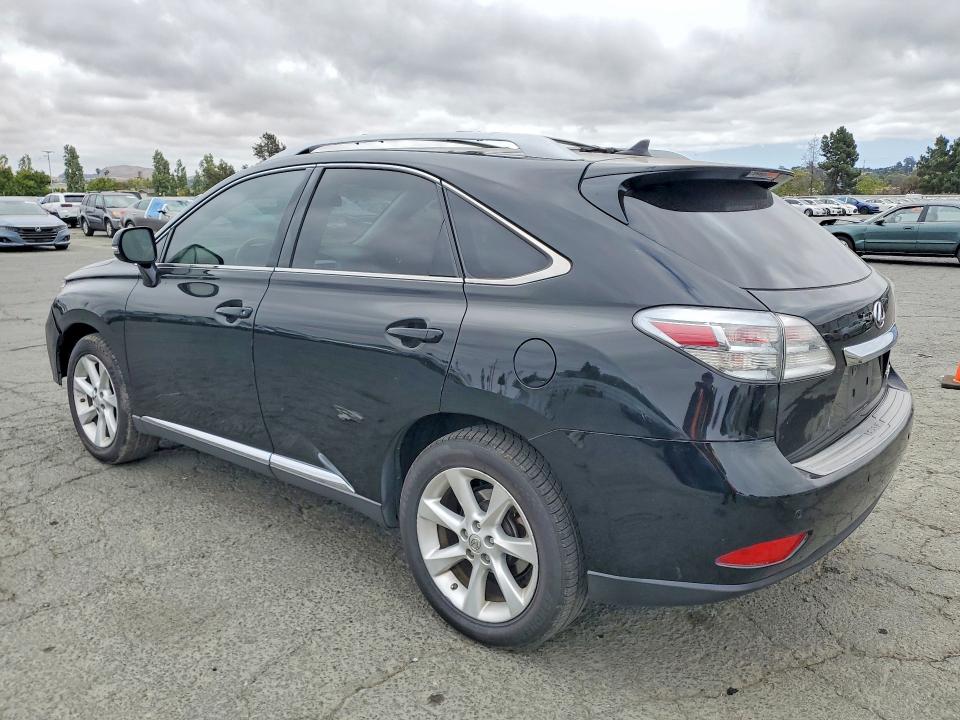 2011 Lexus Rx 350 VIN 2T2BK1BA5BC089969 COPART salvage auction — SIDE, CA - SALVAGE CERTIFICATE, sold $3,900 on 2026-07-02 (photo 2)