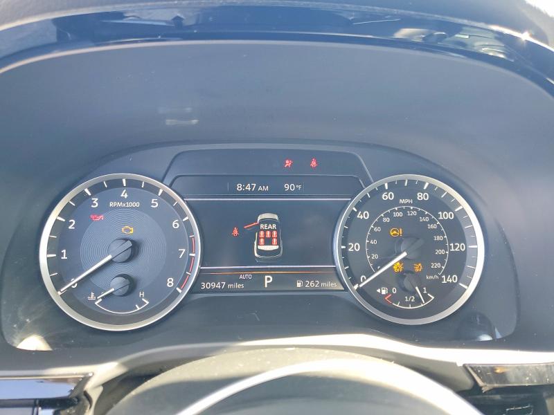 2024 Infiniti Qx60 VIN 5N1DL1ES8RC336334 COPART salvage auction — FRONT END, Nv - Salvage Title, sold $150 on 2026-07-02 (photo 9)