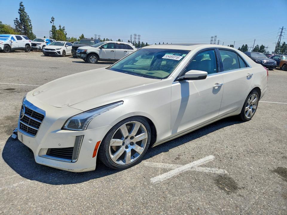 2014 Cadillac Cts VIN 1G6AT5SX4E0169161 COPART salvage auction — FRONT END, Ca - Salvage Certificate, sold $800 on 2026-07-02 (photo 1)