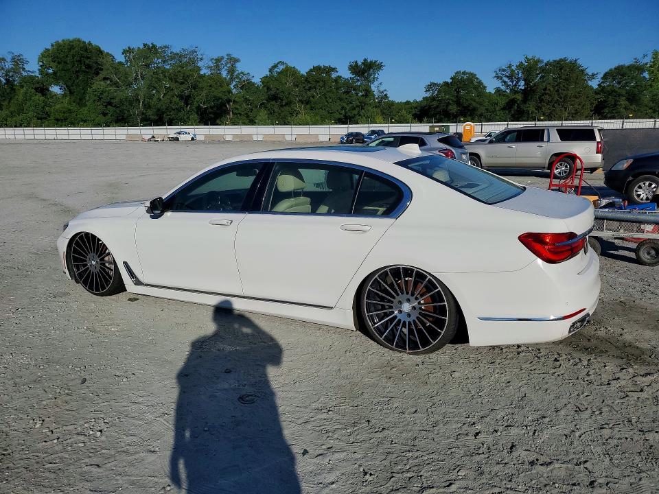 2016 BMW 7 series VIN WBA7E2C57GGD99896 COPART salvage auction — MINOR DENT/SCRATCHES, Nc - Certificate Of Title, sold $4,800 on 2026-07-03 (photo 2)