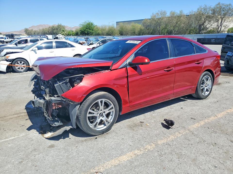 2016 Hyundai Sonata VIN 5NPE24AF0GH267419 COPART salvage auction — FRONT END, Nv - Salvage Title, sold $125 on 2026-07-02 (photo 1)
