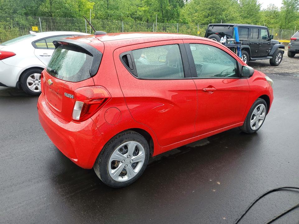 2020 Chevrolet Spark VIN KL8CB6SA9LC414258 COPART salvage auction — MINOR DENT/SCRATCHES, Mi - Certificate Of Title, sold $2,200 on 2026-07-03 (photo 3)