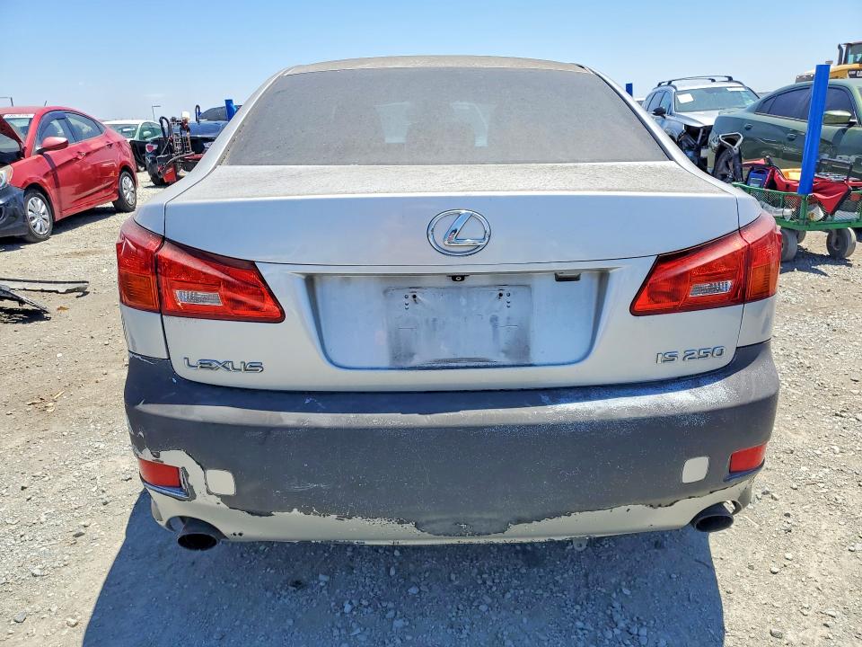 2006 Lexus Is 250 VIN JTHBK262465025436 COPART salvage auction — MINOR DENT/SCRATCHES, Ca - Dis/Dlr/Exp Only Clean Title, sold $650 on 2026-07-03 (photo 6)
