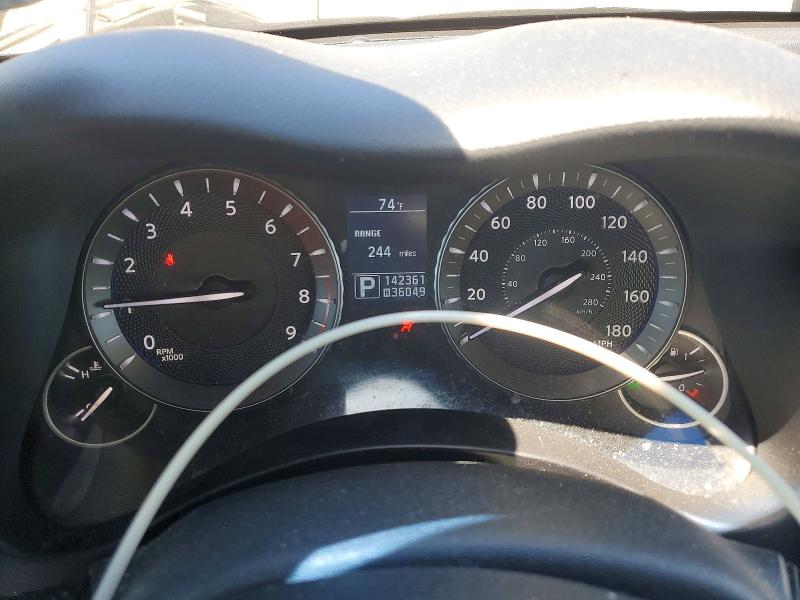 2011 Infiniti M VIN JN1BY1AR8BM376254 COPART salvage auction — FRONT END, Nv - Salvage Title, sold $975 on 2026-07-02 (photo 9)