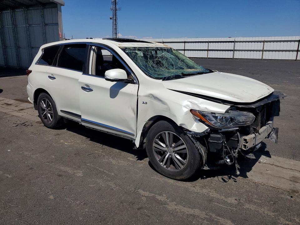 2020 Infiniti Qx60 VIN 5N1DL0MN6LC509507 COPART salvage auction — VANDALISM, Ca - Salvage Certificate, sold $500 on 2026-07-02 (photo 4)