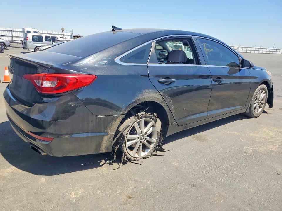2015 Hyundai Sonata VIN 5NPE24AF0FH189724 COPART salvage auction — VANDALISM, Ca - Salvage Certificate, sold $1,350 on 2026-07-02 (photo 3)
