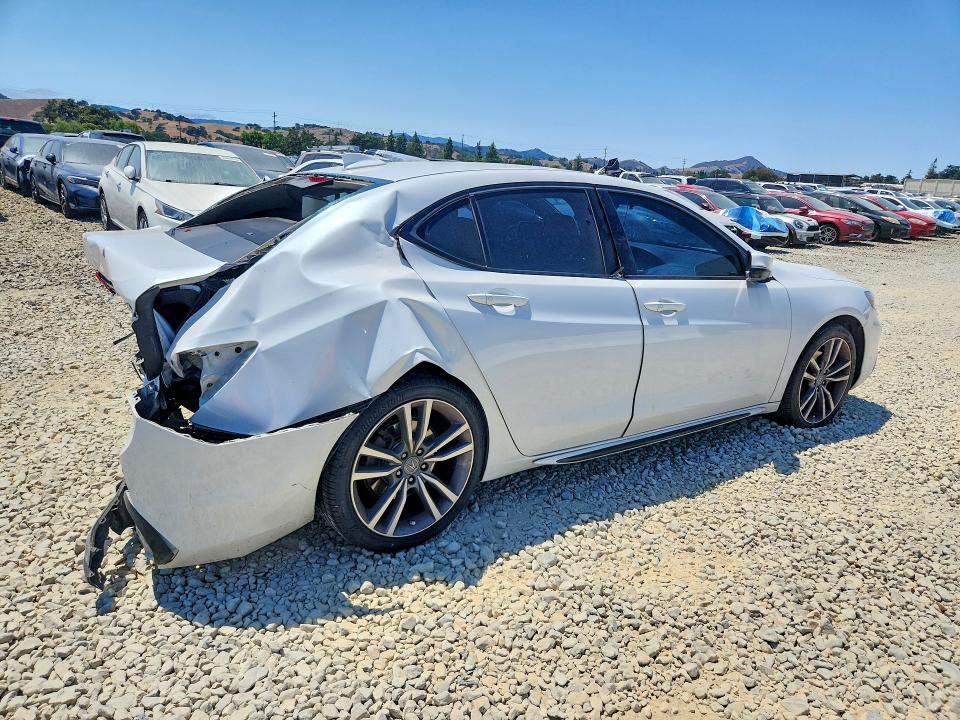 2019 Acura VIN 19UUB2F4XKA009207 COPART salvage auction — REAR END, Ca - Salvage Certificate, sold $3,200 on 2026-07-02 (photo 3)
