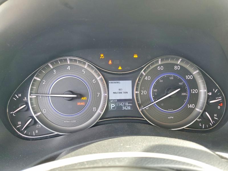 2014 Infiniti VIN JN8AZ2NC0E9350955 COPART salvage auction — BURN, Ny - Mv-907A Salvage Certificate, sold $2,000 on 2026-07-03 (photo 9)