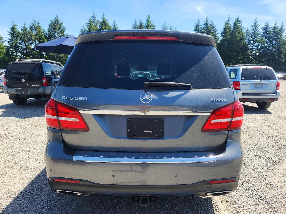 2018 Mercedes-benz Gls-class VIN 4JGDF7DE2JB035753 COPART salvage auction — MINOR DENT/SCRATCHES, Ca - Certificate Of Title, sold $7,900 on 2026-07-02 (photo 6)
