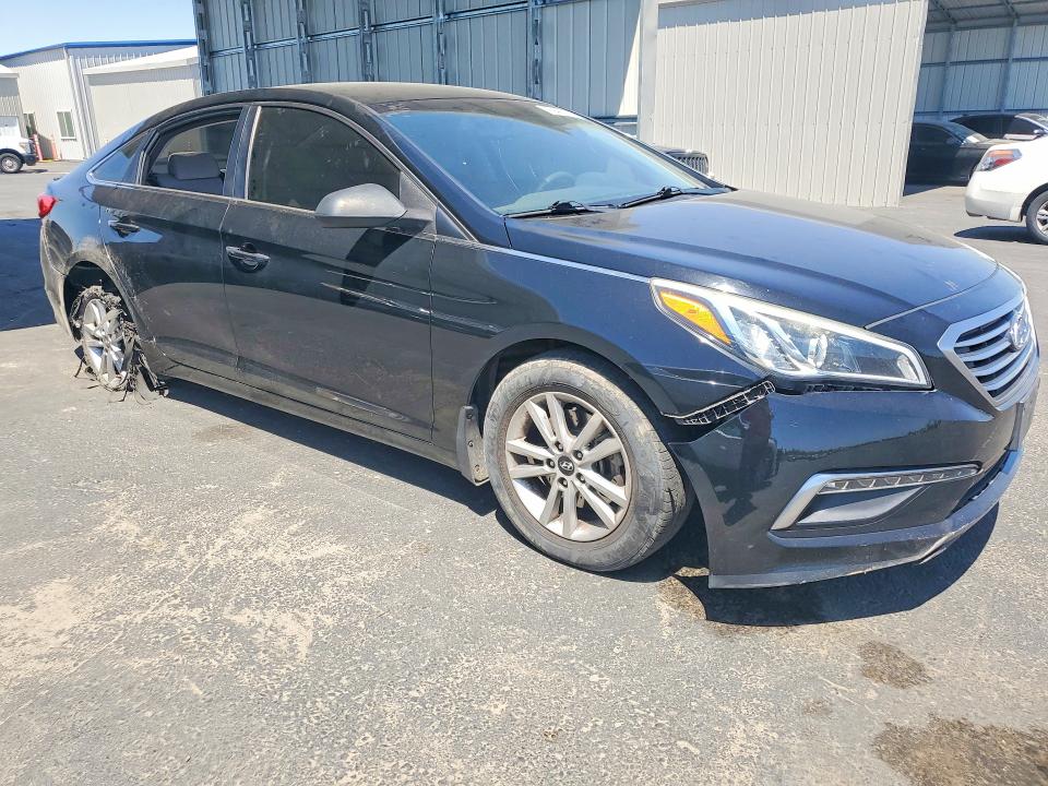 2015 Hyundai Sonata VIN 5NPE24AF0FH189724 COPART salvage auction — VANDALISM, Ca - Salvage Certificate, sold $1,350 on 2026-07-02 (photo 4)