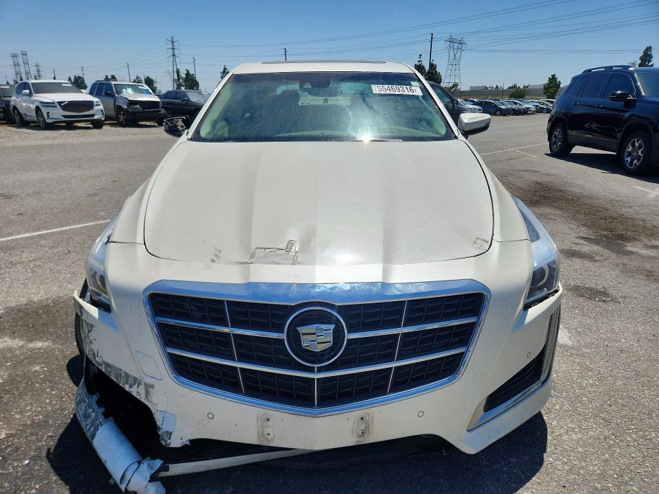 2014 Cadillac Cts VIN 1G6AT5SX4E0169161 COPART salvage auction — FRONT END, Ca - Salvage Certificate, sold $800 on 2026-07-02 (photo 5)