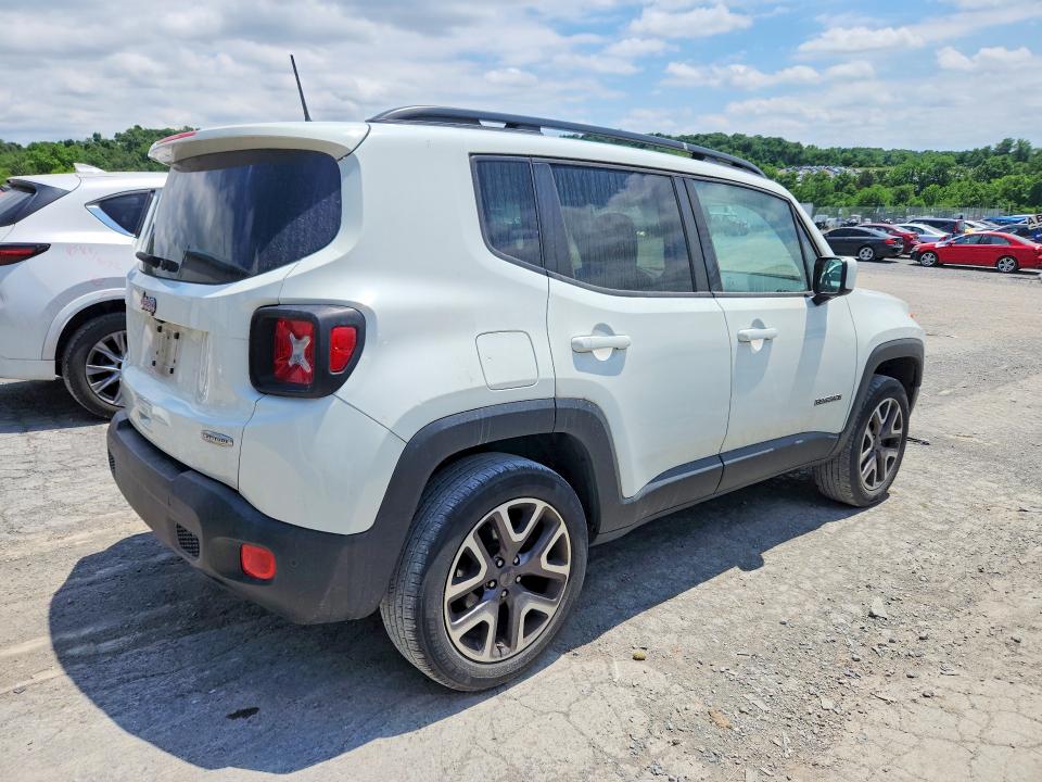 2018 Jeep Renegade VIN ZACCJBBB4JPG75558 COPART salvage auction — FRONT END, Md - Cert Of Salvage > 75% Damage, sold $375 on 2026-07-03 (photo 3)