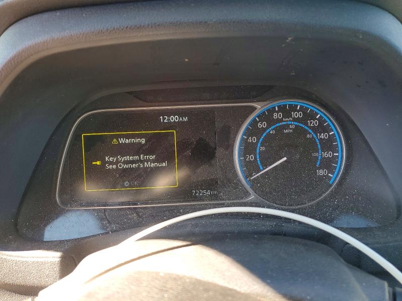 2021 Nissan Leaf VIN 1N4BZ1BV7MC551789 COPART salvage auction — REAR END, ON - PERMIT IRREPAIRABLE, sold $5,600 on 2026-07-02 (photo 9)