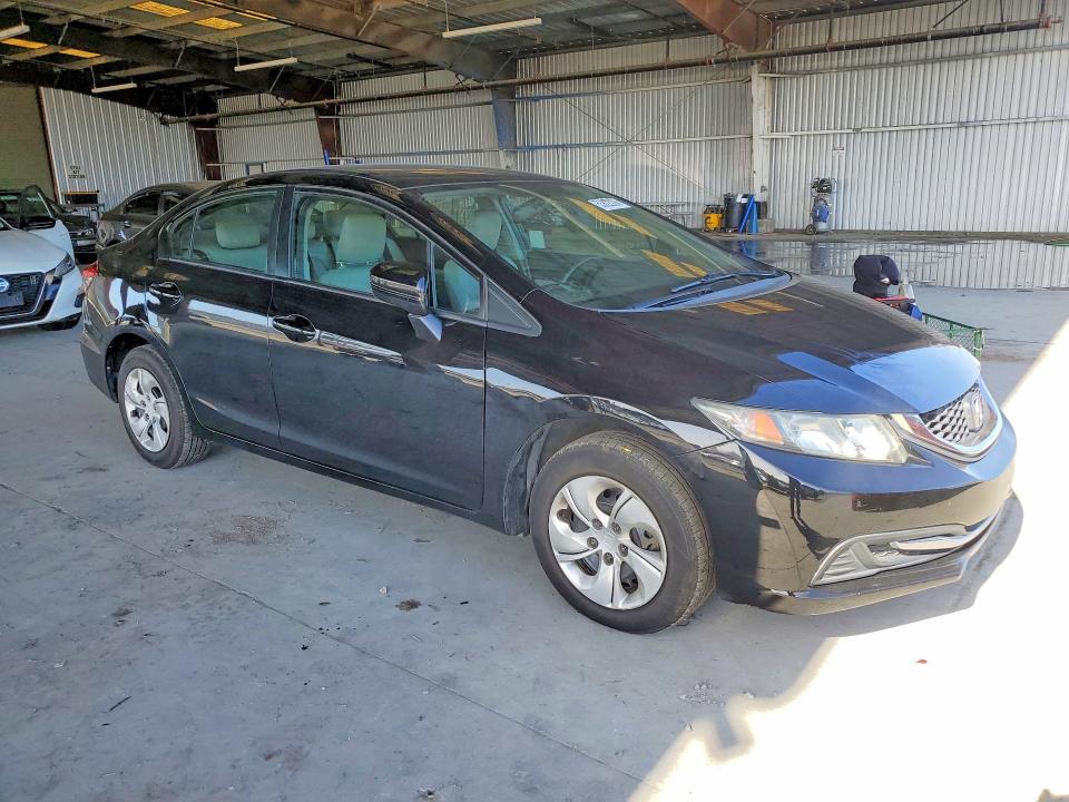 2014 Honda Civic VIN 19XFB2F53EE241827 COPART salvage auction — REAR END, Ca - Salvage Certificate, sold $2,300 on 2026-07-02 (photo 4)