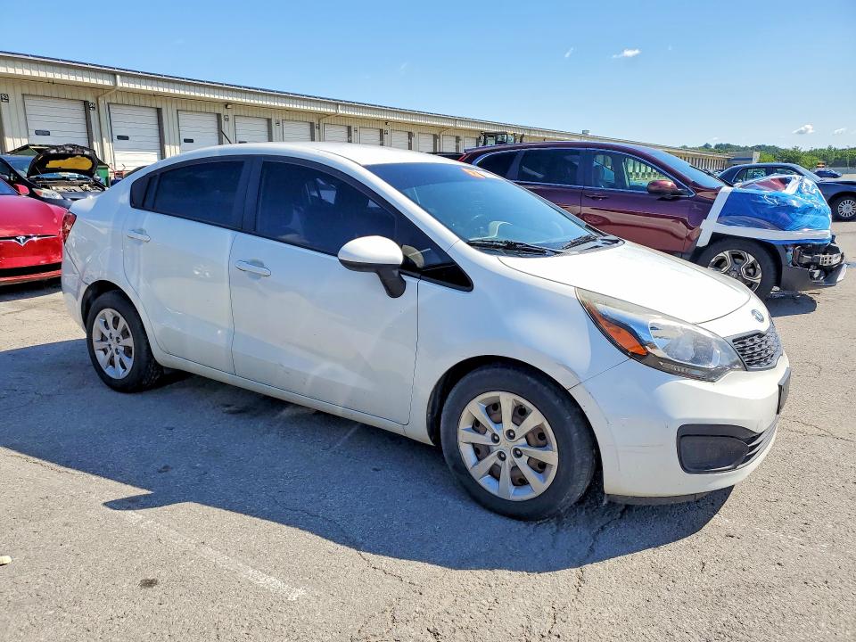 2014 Kia Rio VIN KNADM4A34E6364560 COPART salvage auction — REAR END, Ky - Certificate Of Title, sold $1,000 on 2026-07-04 (photo 4)