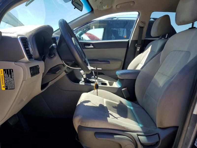 2017 Kia Sportage VIN KNDPM3AC1H7122382 COPART salvage auction — FRONT END, Ca - Salvage Certificate, sold $2,450 on 2026-07-02 (photo 7)