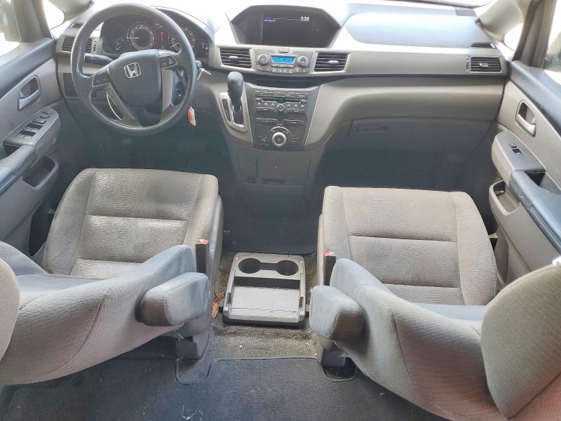 2013 Honda Odyssey VIN 5FNRL5H20DB090081 COPART salvage auction — FRONT END, Ca - Salvage Certificate, sold $3,400 on 2026-07-02 (photo 8)