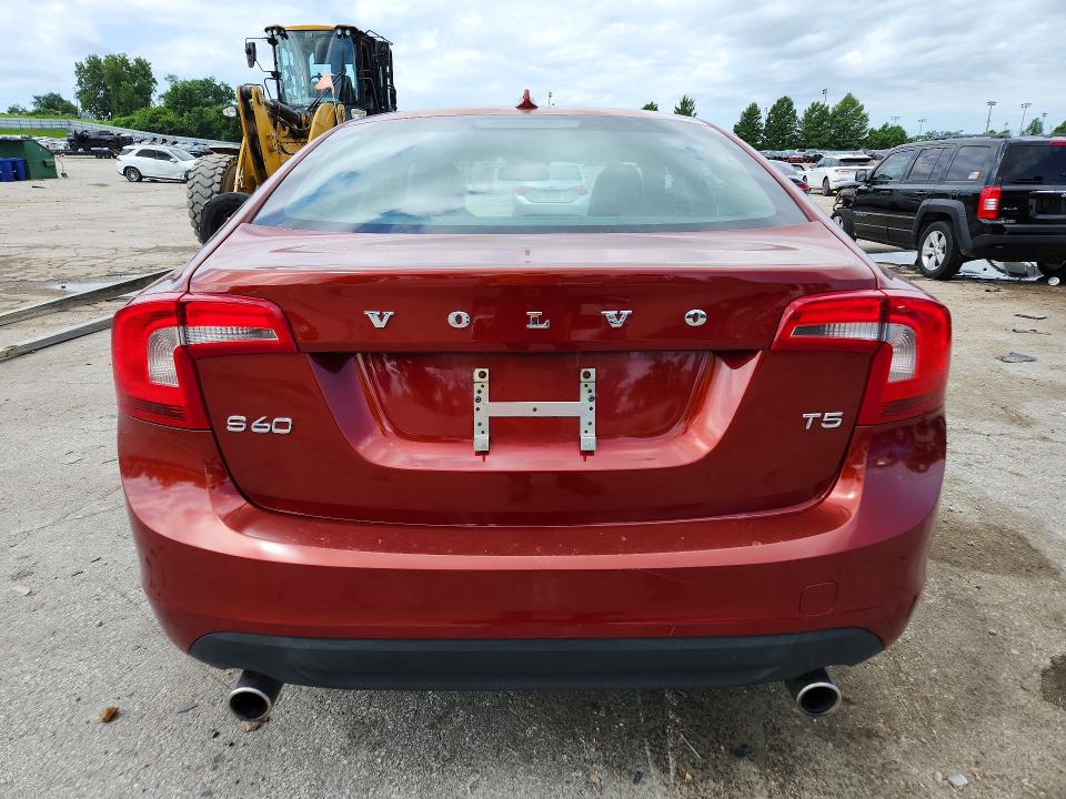 2013 Volvo S60 VIN YV1612FSXD1212913 COPART salvage auction — NORMAL WEAR, Tx - Certificate Of Title, sold $550 on 2026-07-02 (photo 6)