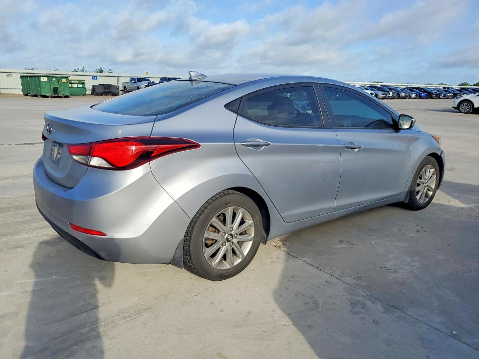 2016 Hyundai VIN 5NPDH4AE4GH660891 COPART salvage auction — FRONT END, Tx - Salvage Vehicle Title, sold $725 on 2026-07-04 (photo 3)