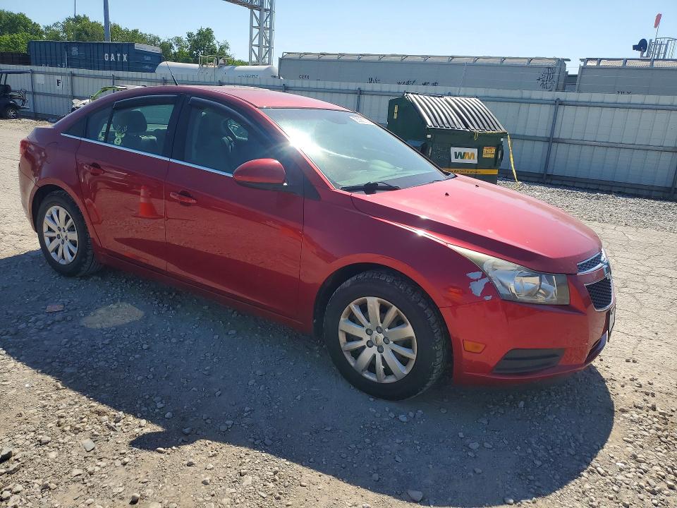 2011 Chevrolet Cruze VIN 1G1PF5S98B7146333 COPART salvage auction — FRONT END, Oh - Cert Of Title-Salvage, sold $575 on 2026-07-03 (photo 4)