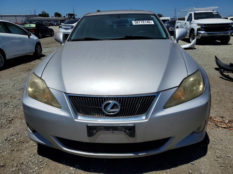 2006 Lexus Is 250 VIN JTHBK262465025436 COPART salvage auction — MINOR DENT/SCRATCHES, Ca - Dis/Dlr/Exp Only Clean Title, sold $650 on 2026-07-03 (photo 5)