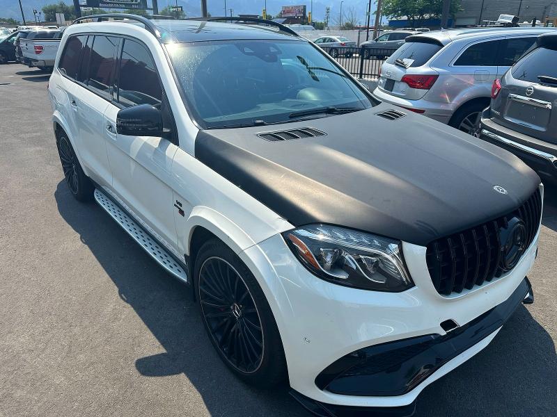 2018 Mercedes-benz Gls-class VIN 4JGDF7FE6JB065206 COPART salvage auction — MINOR DENT/SCRATCHES, Ut - Salvage Certificate (P), sold $5,600 on 2026-07-02 (photo 1)
