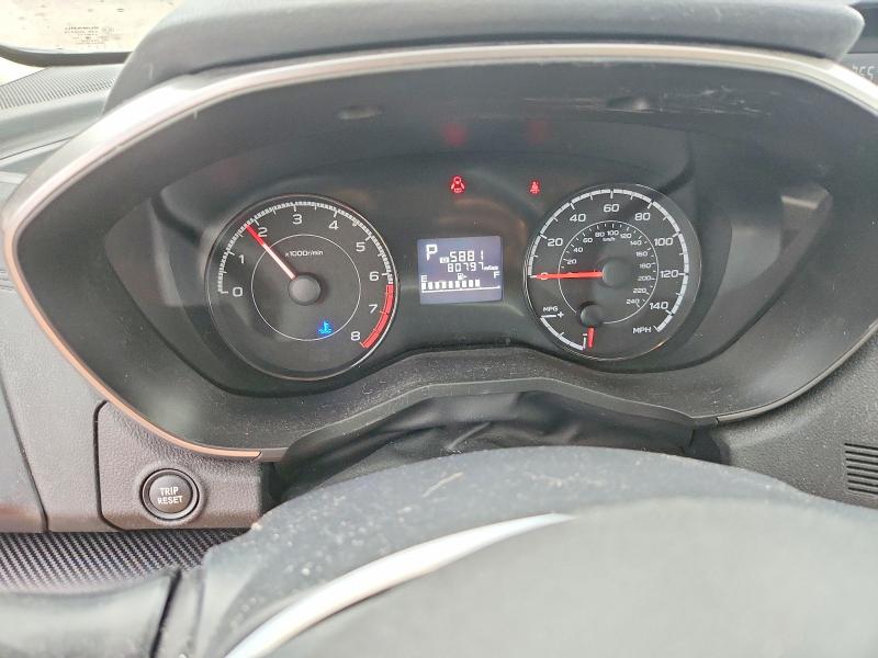 2018 Subaru Xv VIN JF2GTACC3JH259071 COPART salvage auction — HAIL, Wi - Certificate Of Title, sold $6,500 on 2026-07-03 (photo 9)